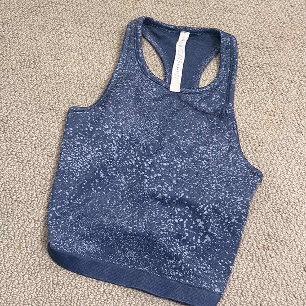 lululemon athletica Blue Speckled Tank Top - Picture 7 of 9